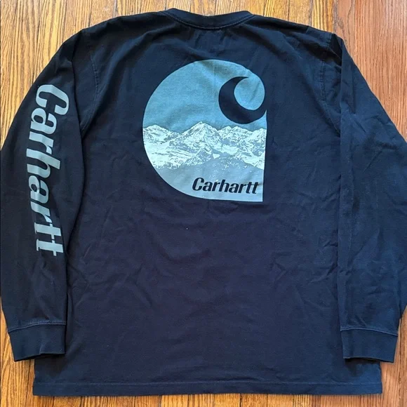 Y2K Carhartt Long Sleeve T-Shirt - Picture 1 of 11